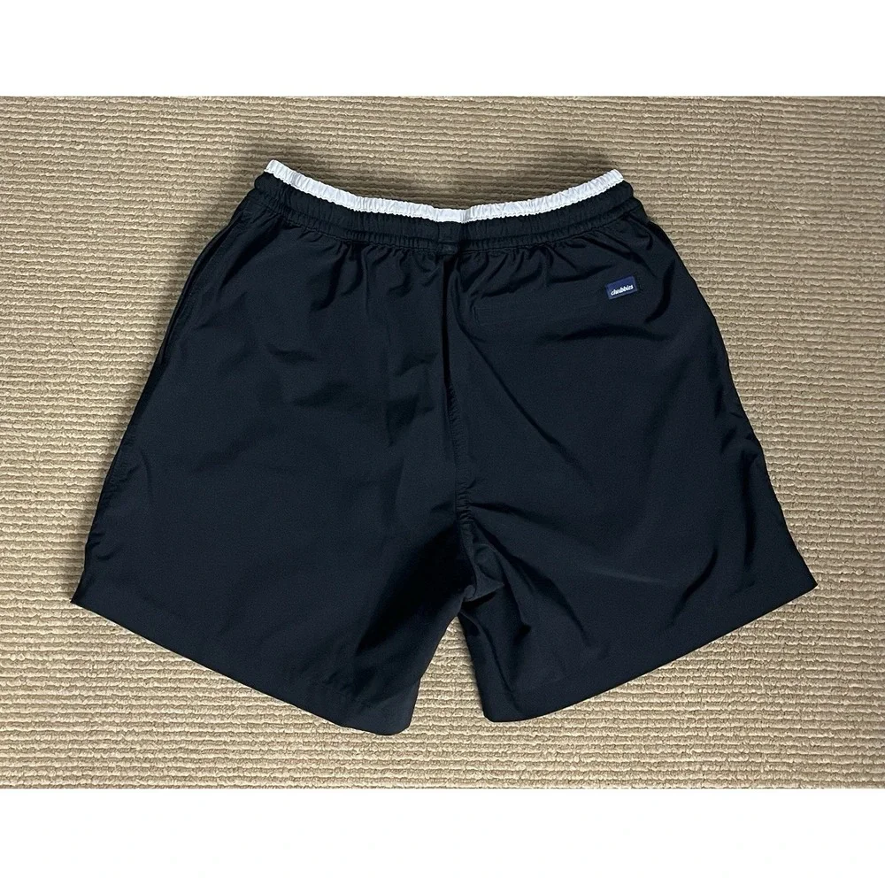 Chubbies Black Swim Trunks Board Shorts 5.5